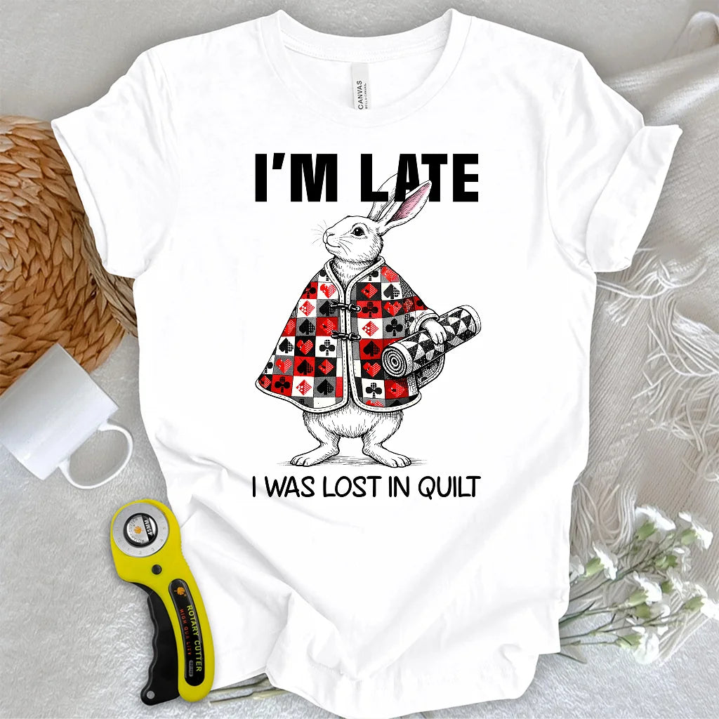 Wonderland Patchwork Hare T-shirt