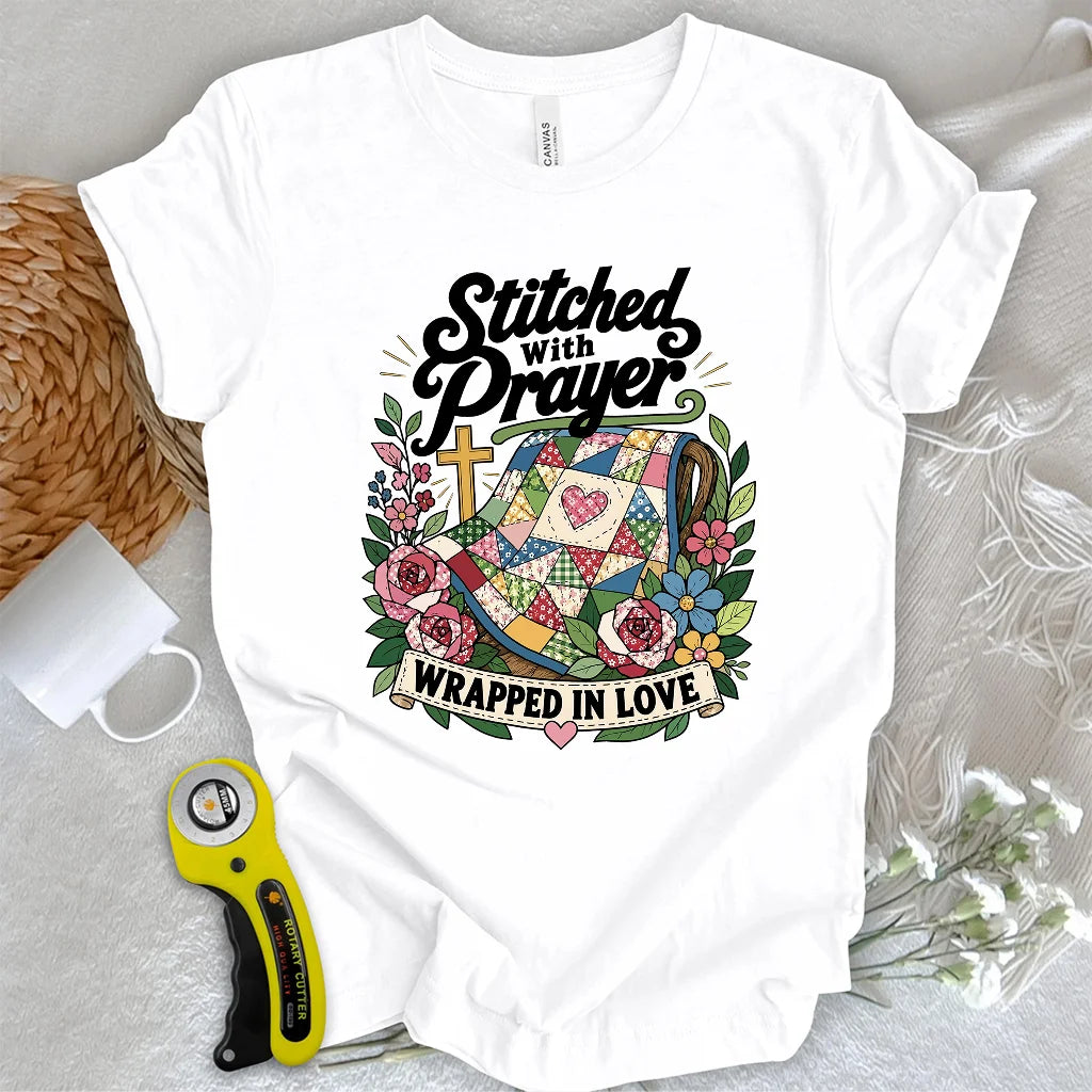 Wrapped In Love Quilt T-Shirt