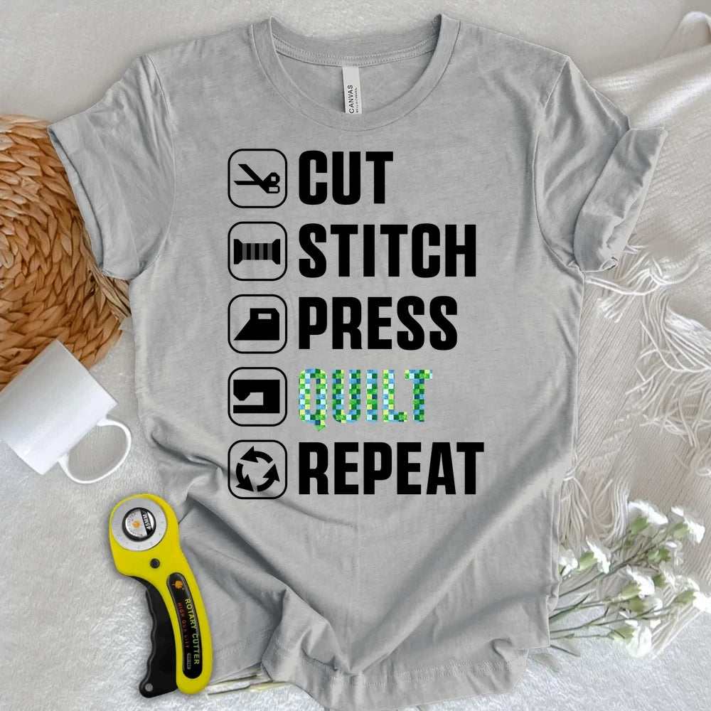 Stitching Routine T-shirt