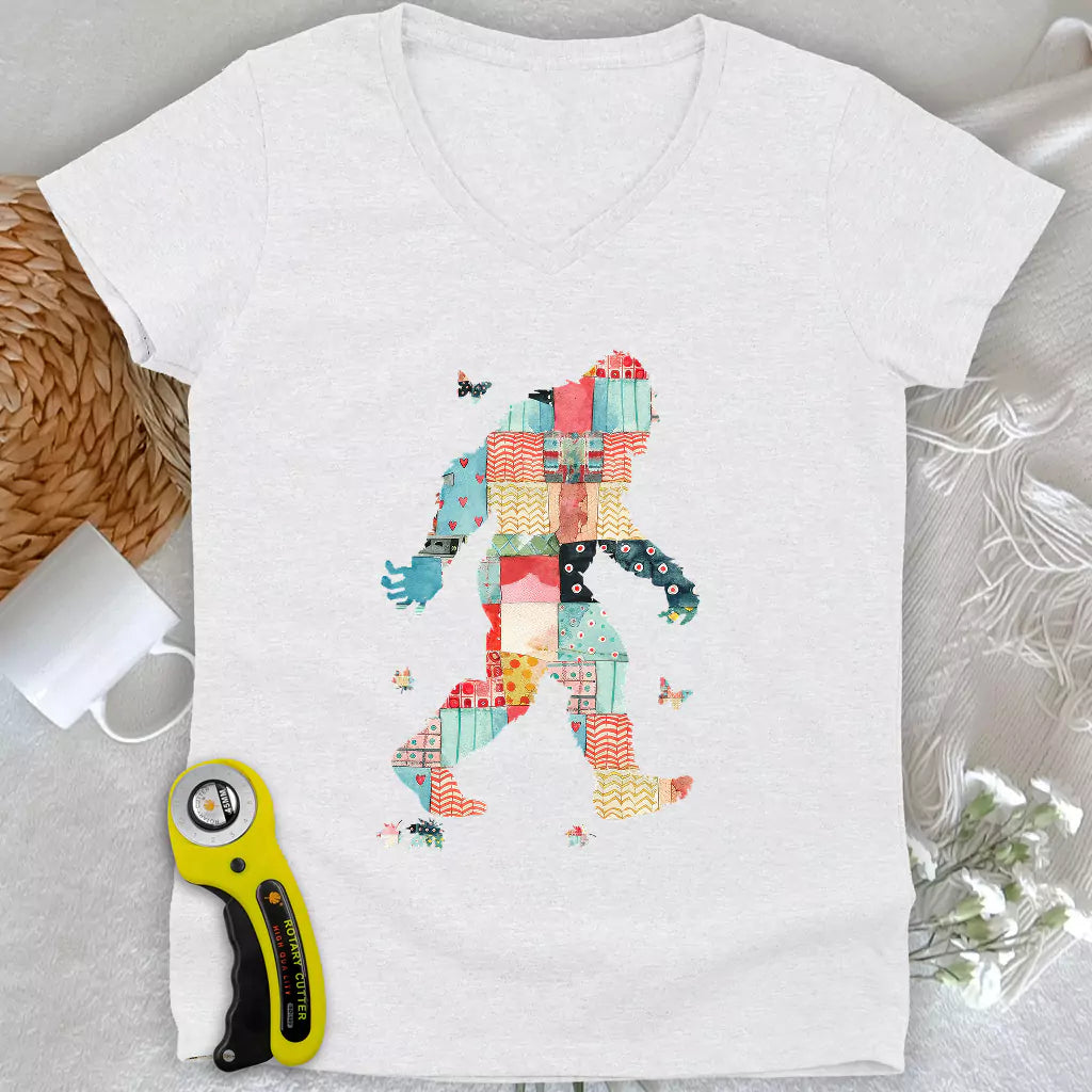 Bigfoot Lady V-neck