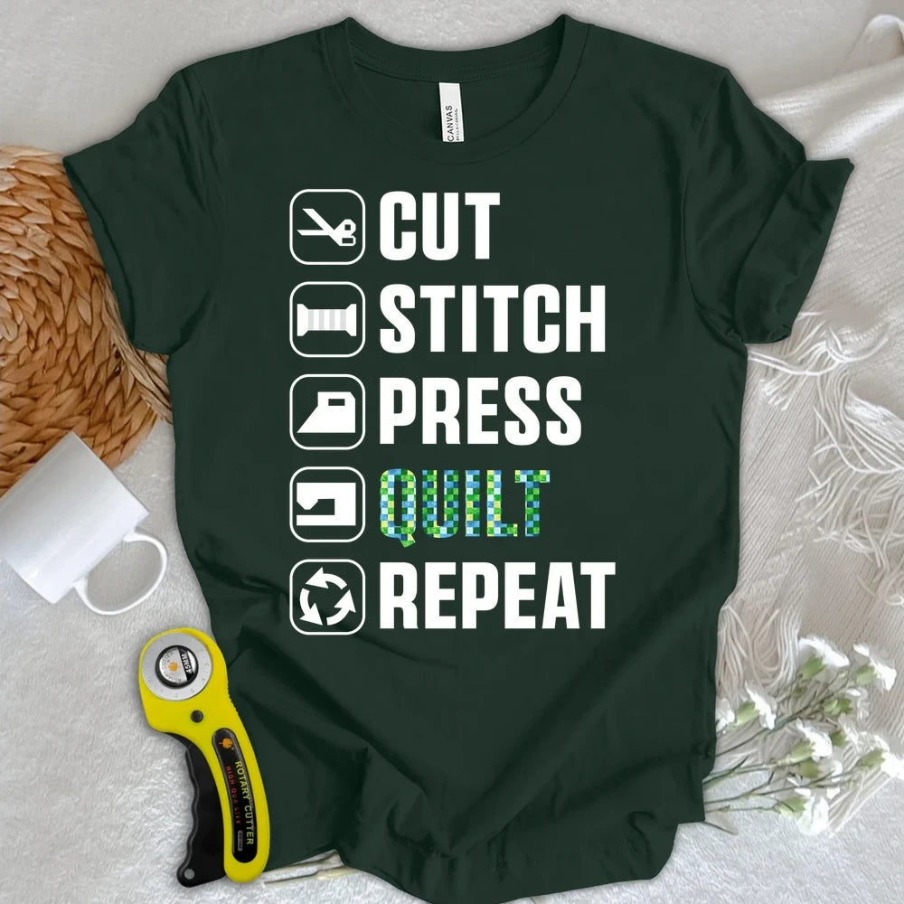 Stitching Routine T-shirt