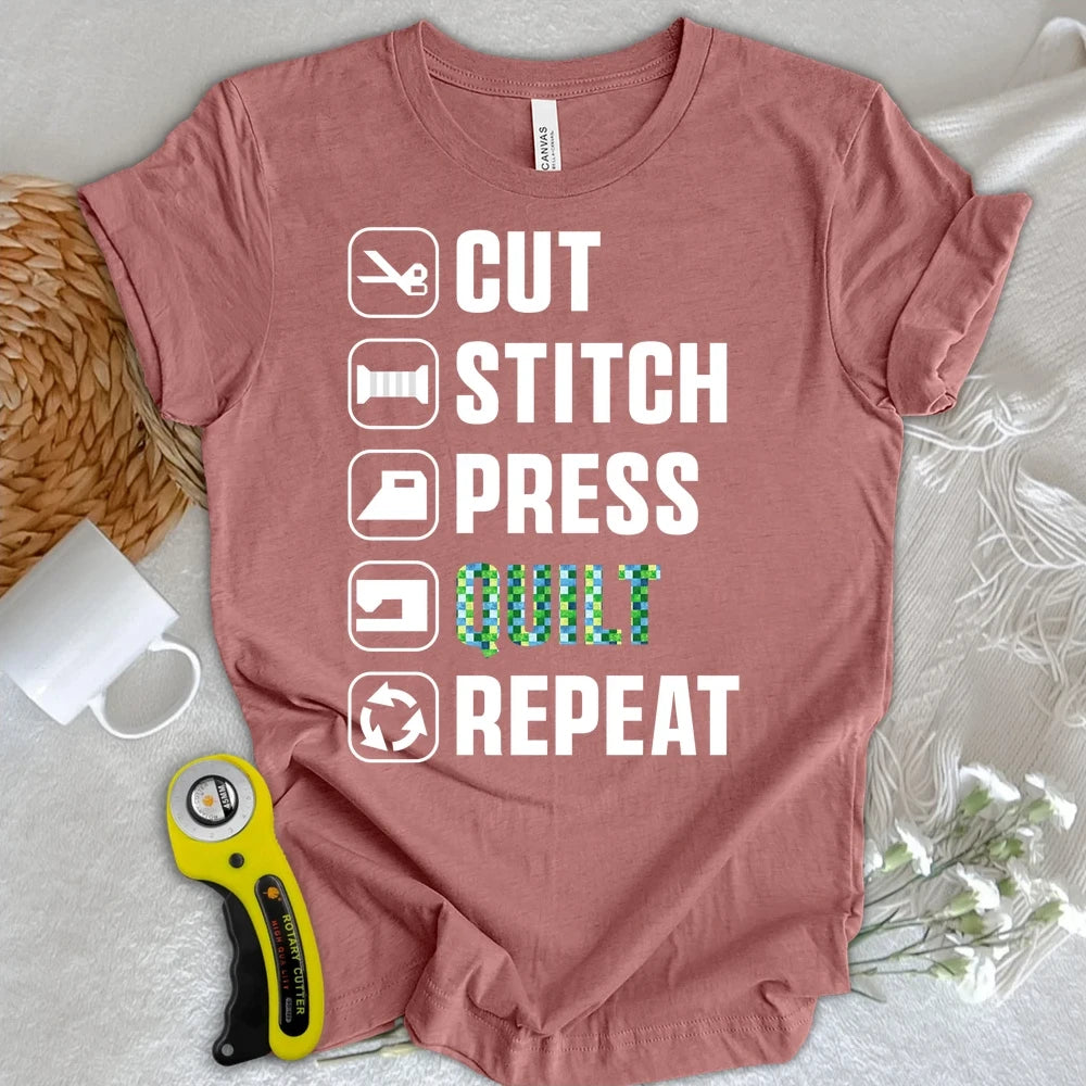 Stitching Routine T-shirt