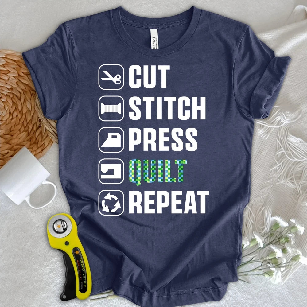 Stitching Routine T-shirt