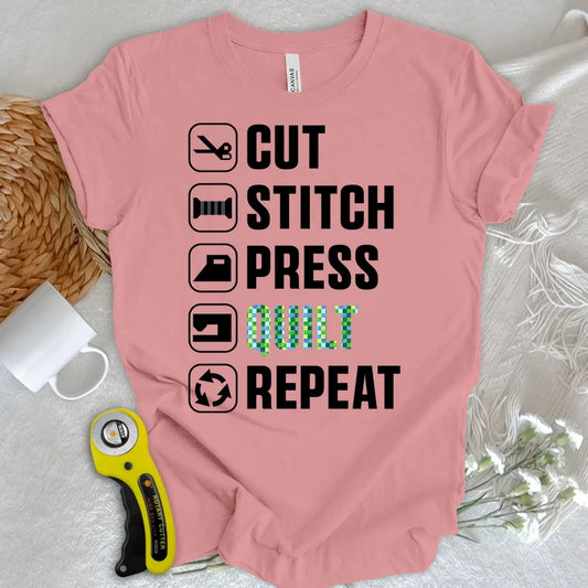 Stitching Routine T-shirt