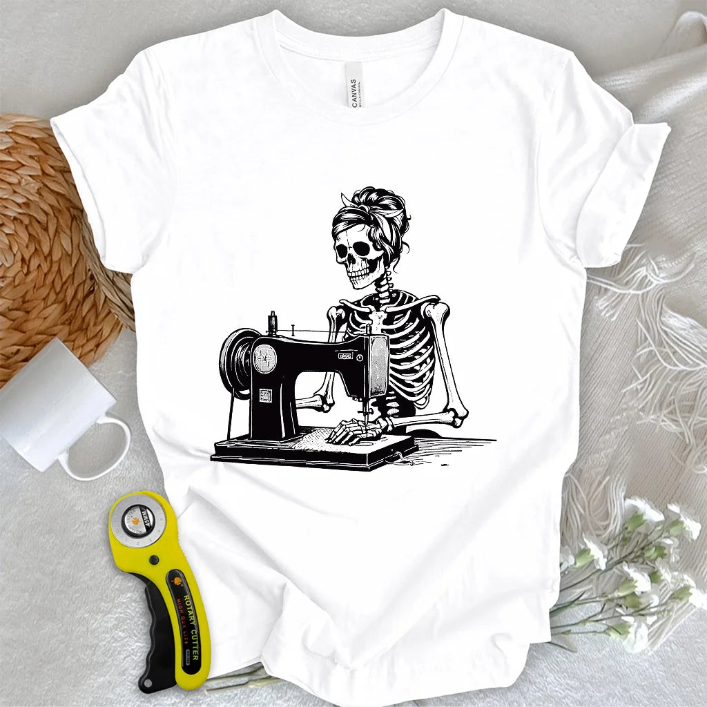 Quilting Skeleton T-shirt