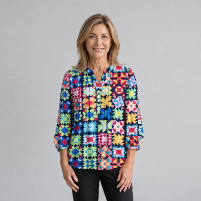 Patchwork Celebration Blouse