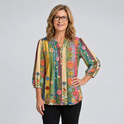 Bunte Bluse