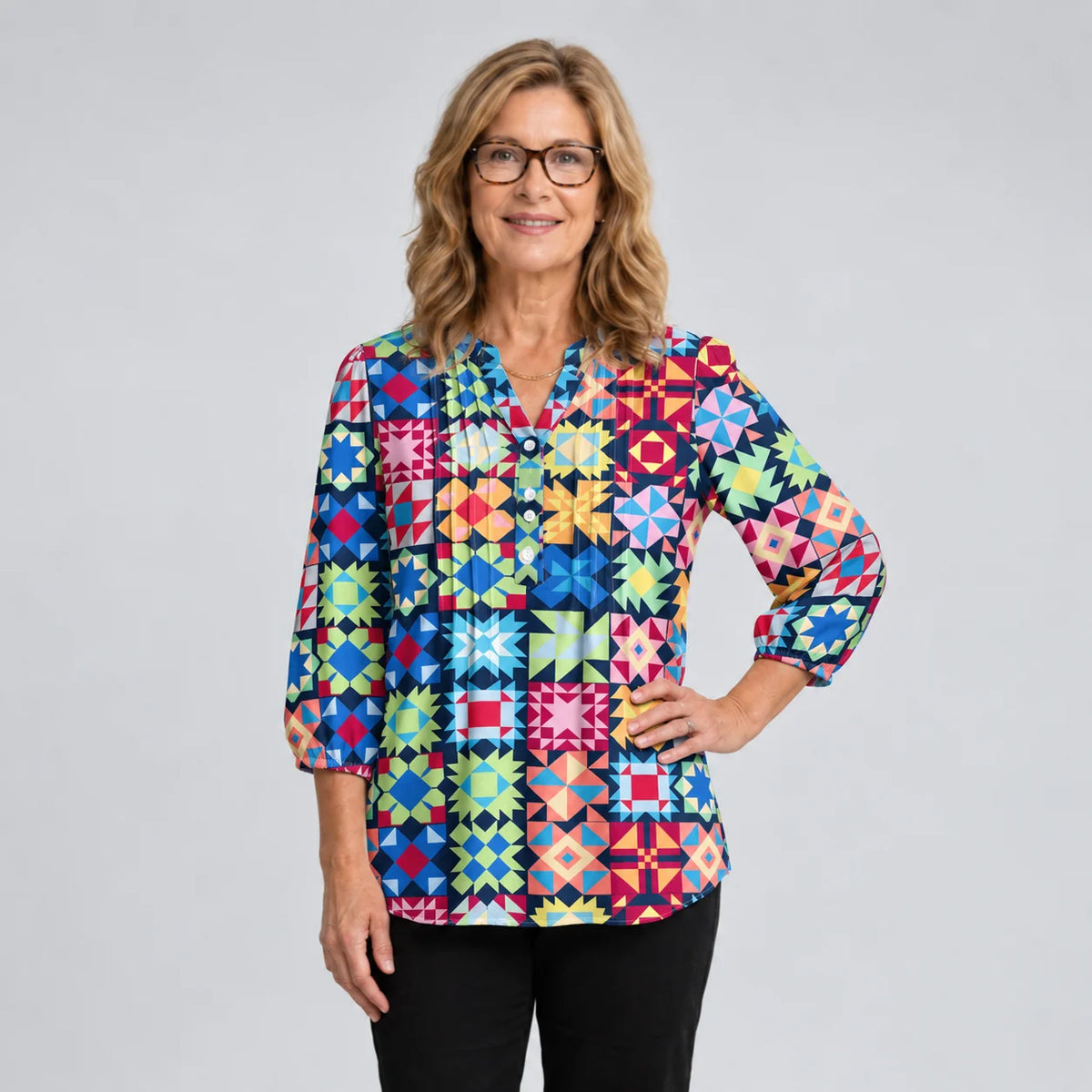 Patchwork Celebration Blouse