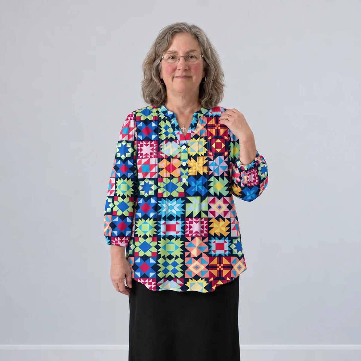 Patchwork Celebration Blouse