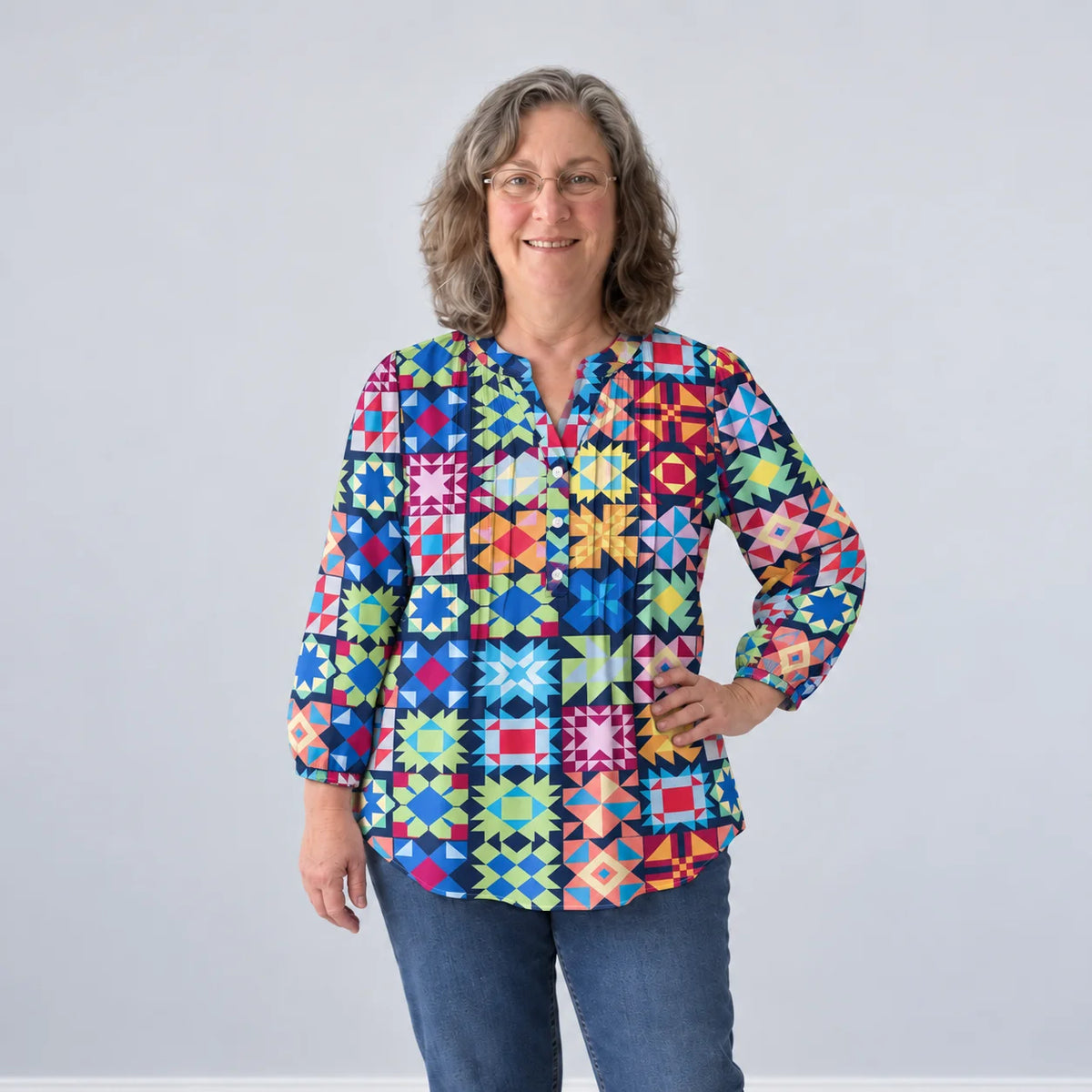 Patchwork Celebration Blouse