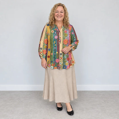 Bunte Bluse