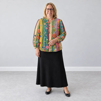 Bunte Bluse