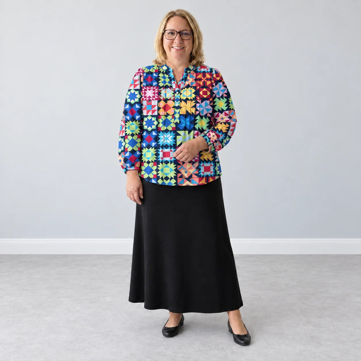 Patchwork Celebration Blouse