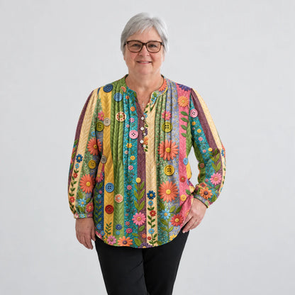 Bunte Bluse