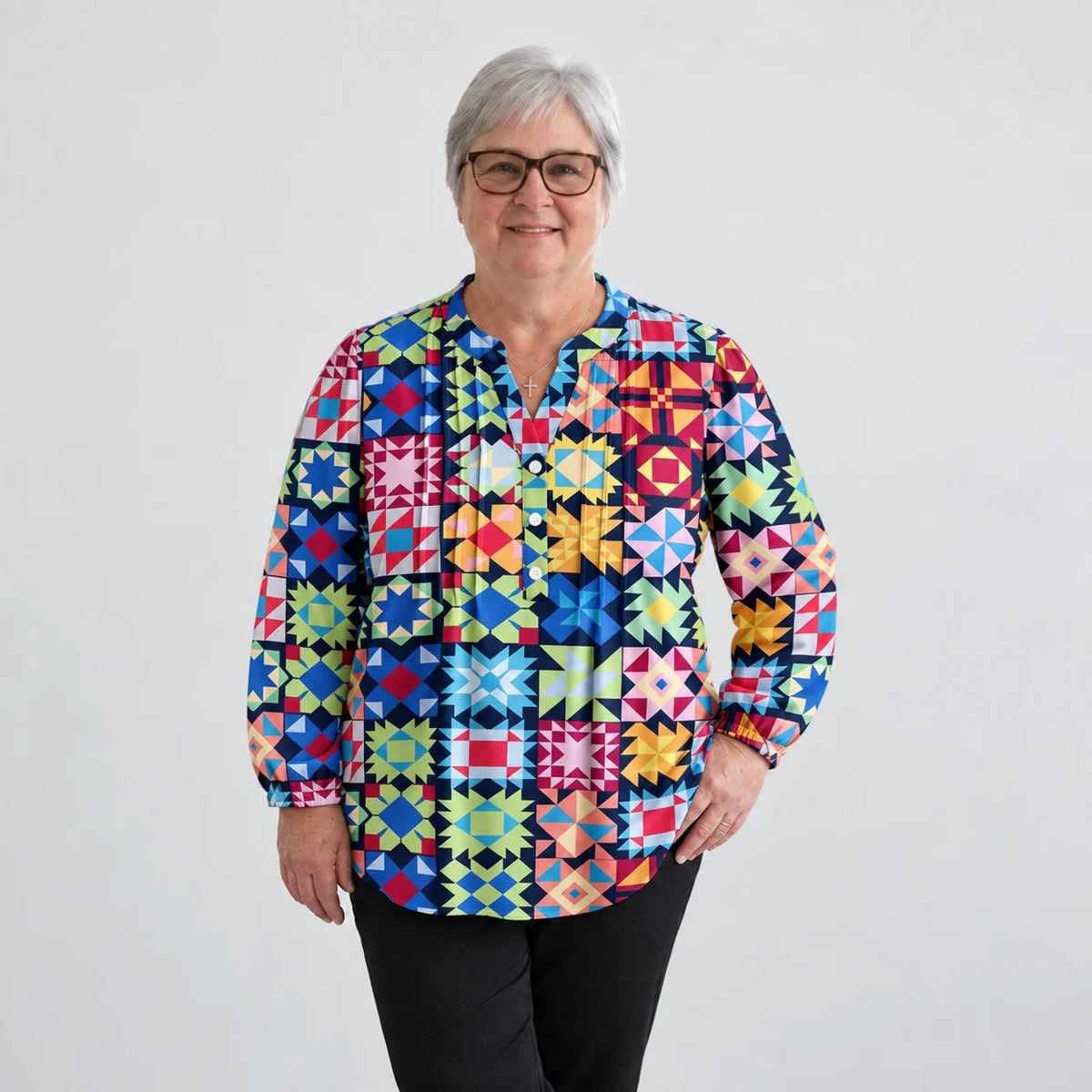 Patchwork Celebration Blouse