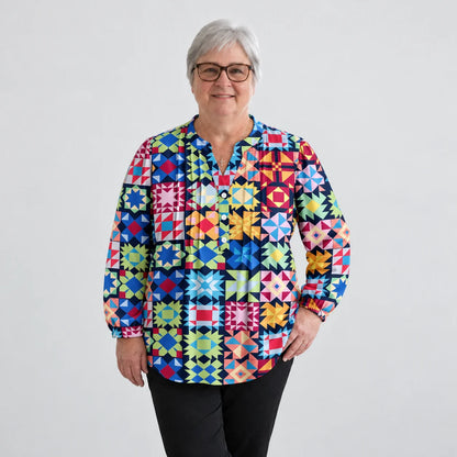Patchwork Celebration Blouse