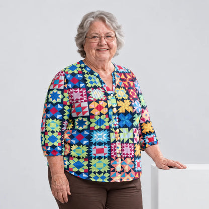 Patchwork Celebration Blouse