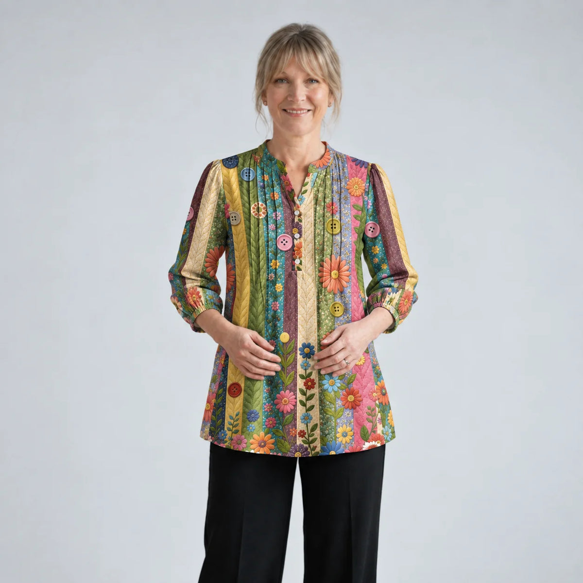 Bunte Bluse