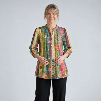 Bunte Bluse
