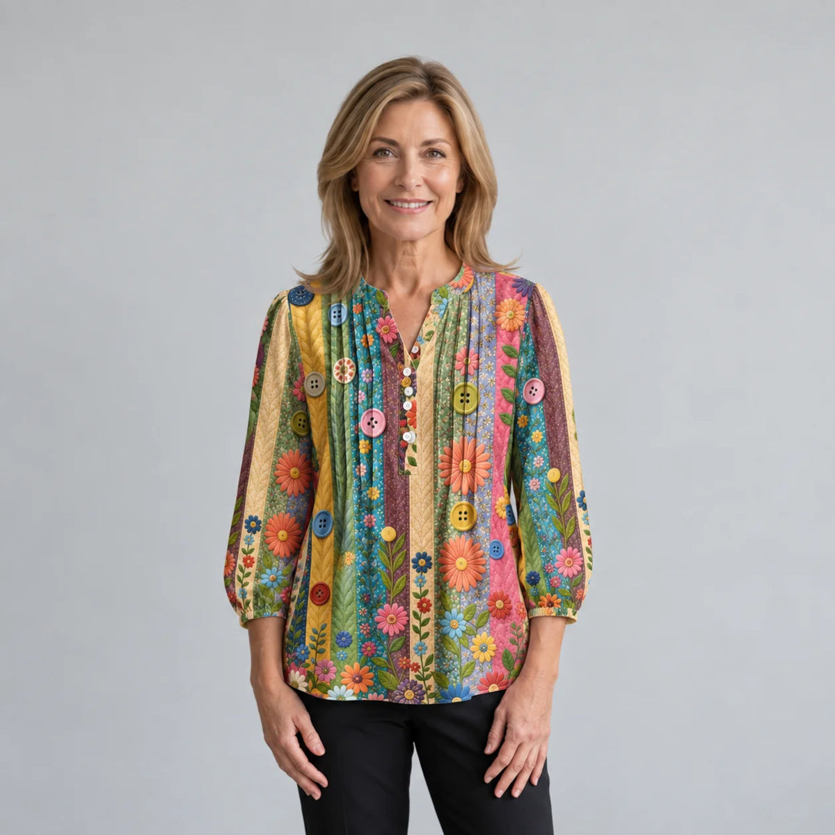Bunte Bluse