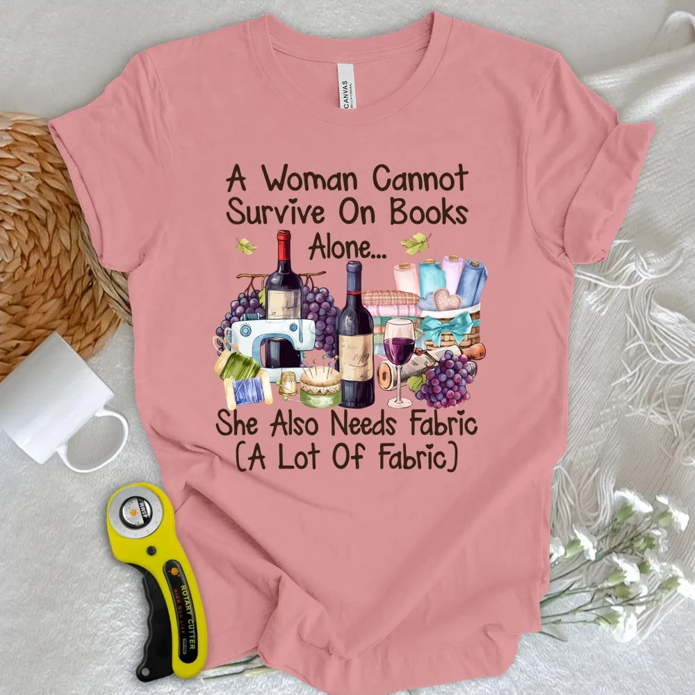 Wine and Fabric Lover T-shirt